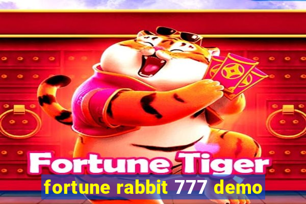 fortune rabbit 777 demo